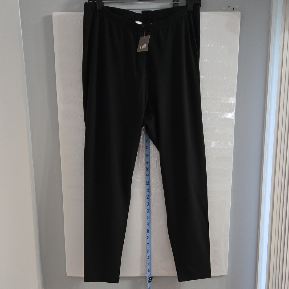 J. Jill Black Pima Ankle Leggings Size XL
